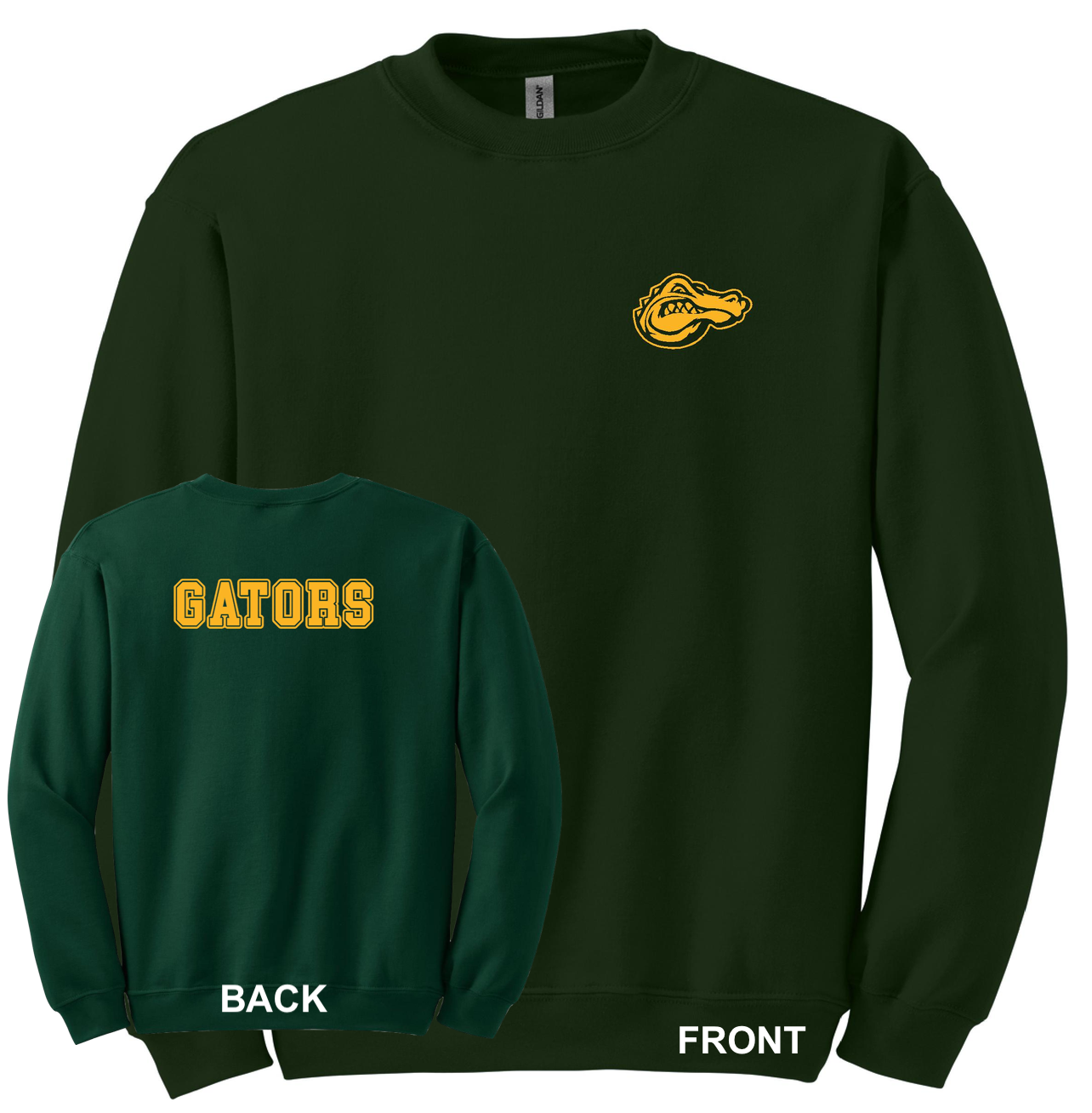 Gators Crewneck Sweatshirt Drakes Creek Middle School PTO